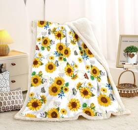 Belperan 313096236261 Sunflower Blanket Gifts For Women Throw Beddin
