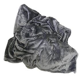 Berkshire 791551054498 Velvetloft Throw Blanket Grey