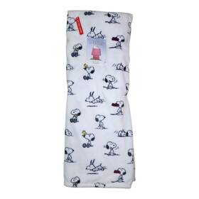 Berkshire 791551818113 Peanuts Snoopy Extra Long Pet Plush Throw Blanket 60x70 White And Black