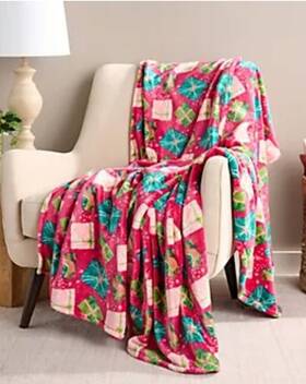 Berkshire 791551933960 Artist Series Etta Vee Colorful Inch Gifts Throw 60x70 New