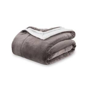 Berkshire Blanket 791551415503 Sherpa Throw Warm And Soft Loftmink Reversible For Couch Sof