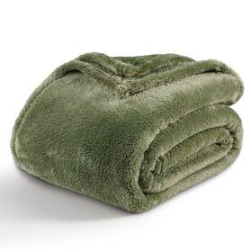 Berkshire Blanket 791551668534 Classic Extra-fluffy Plush Twin Size Bed Soft Fuzzy Fluffy