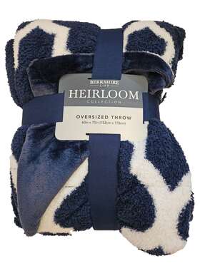 Berkshire Life Heirloom Collection 791551628620 Oversized Throw 60 Inch X 70 100% Polyester New