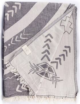 Bersuse 703168619977 100% Cotton Kona Xl Throw Blanket Turkish Towel Beach - Camping