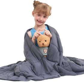 Betu 698596055094 Weighted Blanket Kids 5lbs 36 X48 Size Cooling And Breathable Heavy Blan