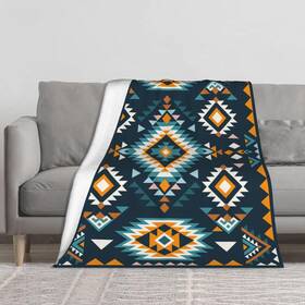 11678 Betyiwling Aztec Soft Throw Blanket Flannel Fleece Blankets Warm Cozy Lightweight Fuzzy