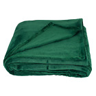 Bfa6000001 Sochow Flannel Plush Throw Blanket All Season Green For Bed