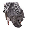 Bft-g-gy5070 Exclusivo Mezcla Starry Flannel Fleece Large Throw Blanket 696592209015