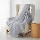 Bh07-009-198-11 Better Homes Gardens And Grey Cable Knit Throw 784857772104