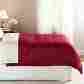 Bh45-094-099-21 Better Homes And Gardens Bhg Plum Down Alternative Blanket King Hypoallergenic Satin Red Dobby Stripe 675716621933