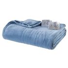 Bid5670 Biddeford Microplush Analog Queen Electric Blanket Blue 657812136955