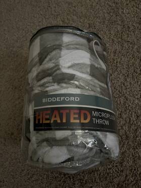 Biddeford Blankets 657812176883 Microplush Electric Heated Warming Throw Blanket