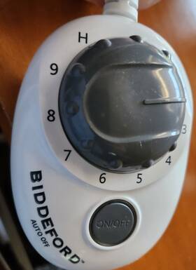 Owf42-ob Biddeford Blankets 180w Electric Heating Blanket Controller 4 Prong Style 120v
