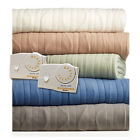 Biddeford Comfort Knit Fleece Electric Heated Blankets King Blue 657812138966