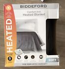 17226 Biddeford Comfort Knit Heated Blanket. Electric With Dual Analog Controllers King