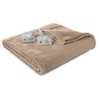 Biddeford Heated Electric Twin Blanket Taupe 10 Heat Settings 1 Controller New 657812147289