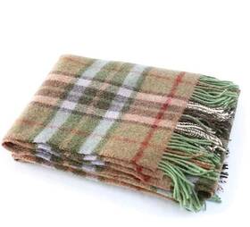 Biddy Murphy 842577126758 Genuine Irish 100% Wool Throw/toss Blanket Traditional Plaid 54x72