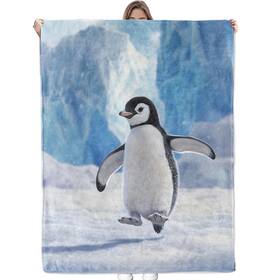 La12bl4083156penguin17 Bidesk Funny Cute Penguin Blanket - Ultra Soft Cozy Lightweight Warm And Fuzzy Flan