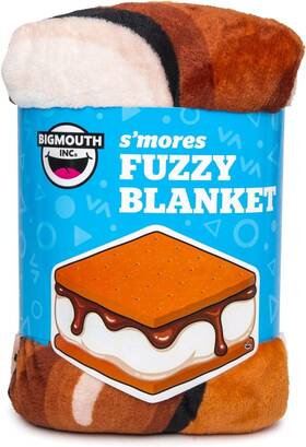 Bmfb-0003 Bigmouth Inc. Smores Divorce Party Shower Soft Throw Blanket Dorm Room Fitout Rug New