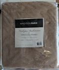 Bl51n-0861 Madison Park Freshspun Basketweave Cotton Blanket Taupe