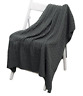 Blaacrkn1215gy Softan Cable Knit Throw Blanket Acrylic Soft Cozy 644436949665