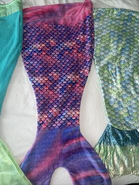 Blanket Tails 032281199968 Mermaid Tail Plush Blankets. Kids And Adults. You Choose