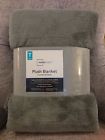 Blanket Warm Royal 66x90 Bed Bedding " Plush Gray Silky Luxury Soft Twin