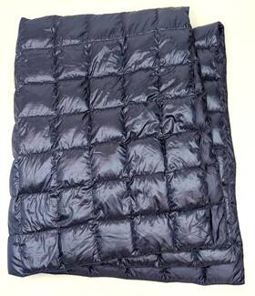 Pa-23898 Blue Ridge Home Fashion Down Quilted Blanket Throw Camping Packable 60 X 70 Metallic