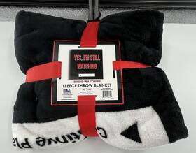 Bmi Merchandise 812011028795 Binge-watching Fleece Throw Blanket Yes Iftm Still Watching 50 Inch X60 Novelty
