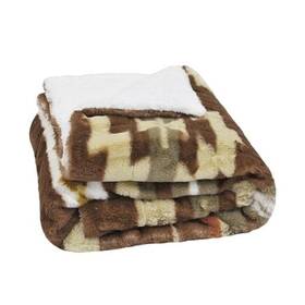 Bnf Home 714983267601 Southwest Faux Fur Throw Blankets Reversible To Sherpa Boho Plush Soft Warm