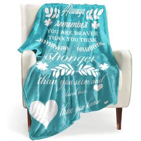 Boopbeep 774728836264 Healing Thoughts And Prayers- Religious Soft Inspirational 50x60 Inch Throw B