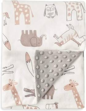 Yt002h Boritar Baby Blanket Soft Minky With 30x40 Inch Pack Of 1 Brown Animals