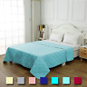Bq101-tel-k Cottontex Reversible Super Soft Bedspread Aqua Teal King 689789978115
