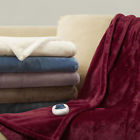 Br54-0529 Beautyrest Heated Plush Oversized Throw