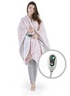 Br54-0827 Beautyrest Soft Sherpa Heated Blanket Wrap Lattice Pattern 675716975753