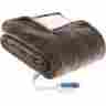 Br58-0754 Beautyrest Heated Ultra Soft Plush To Berber Snuggle Wrap Blankets Bedding Home