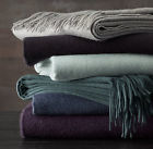 555gr Brand Black Cashmere Hardware 100 Blanket Throw 249 Restoration