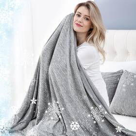 Branded 445049276246 Cooling Blanket For Hot Sleepers Lightweight Summer Cold Thin Blankets 50 Inch X 70