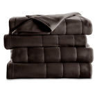 Brf9hfs-r470-13a44 Blanket Sunbeam Walnut Full Fleece Heated Quilted