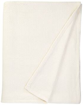 Brielle Home 807000158010 Nimbus Throw Blanket 108 Inch X 90 For Bed Couch Adults And Baby Cotton Thermal