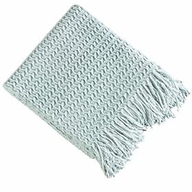 Brielle Winding Wave Throw Light Blue 50x60