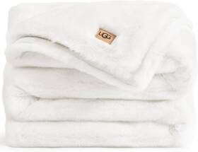 Britannica Home Fashions Inc. 008889167968 Ugg Plush Faux Fur Throw Blanket Reversible Medium Weight Luxury Soft Blan