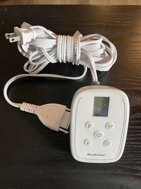 Ll-a16-10bl Brookstone Remote Control Power Cord Heated Electric