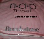 Brookstone Look Pink Luxe Throw Blanket Warm Soft Napsoft Material 40 X 60 883594046810