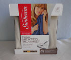 Bsf9lfr757-22aw Sunbeam Electric Heat Blanket Heated Fleece Warming Full New Cozy Warm Seashell 027045766265