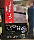 Bsf9lk-r767-22bwd Sunbeam Microplush Heated Blanket 027045795661