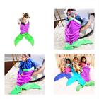 Bt0201 Mermaid Wearable Blankets Tail For Toddlers Purple And 855362004544