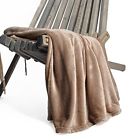 Btl17105-mink Battilo Flannel Fleece Luxury Blanket Throw Gsm Lightweight Cozy Plush