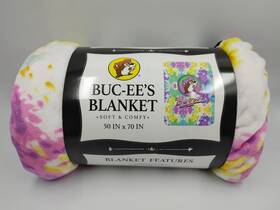 Dtr9006-tiedye22 Buc-ees Blanket Colorful Tie Dye Soft And Comfy 50 Inch X 70 Bucees