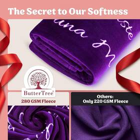 Buttertree 850028824009 New Grandma Blanket 65 Inch X50 Cozy Microfleece Throw Gift For Grammy Nana Mom